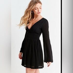 Urban Outfitters Black Long Sleeve Dress